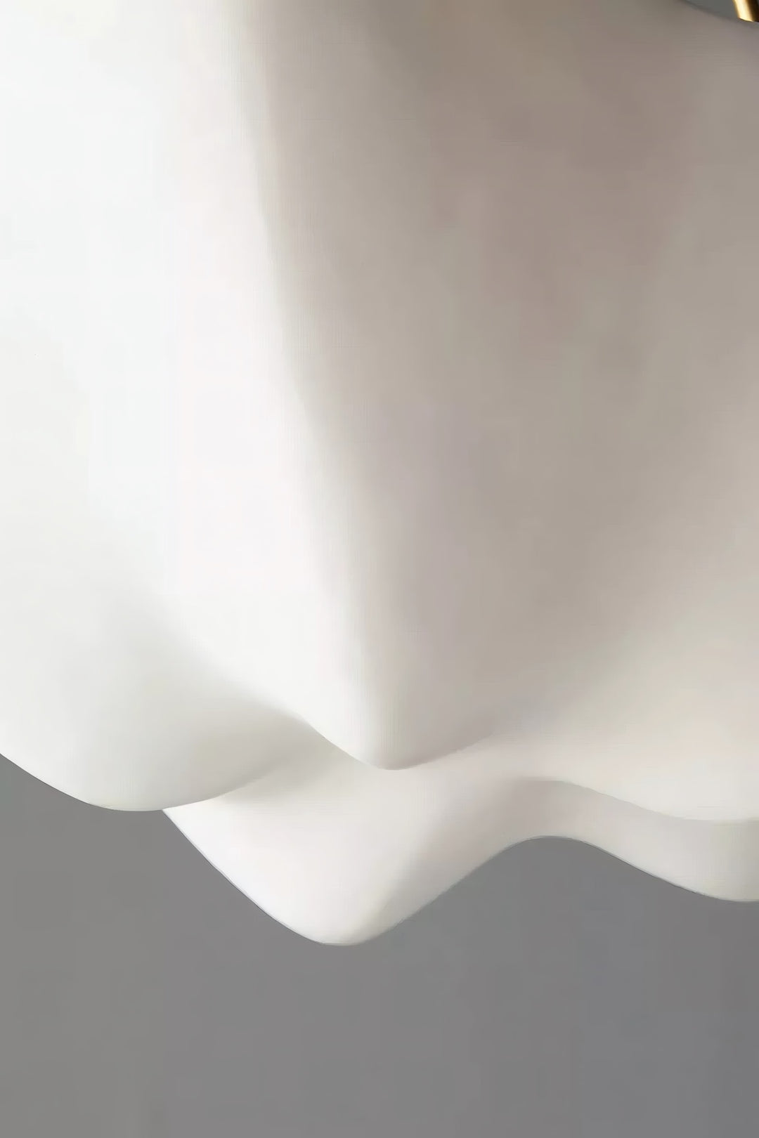 Luvonea Chandelier – Modern White Plaster Light for Dining Area | Vinlighting