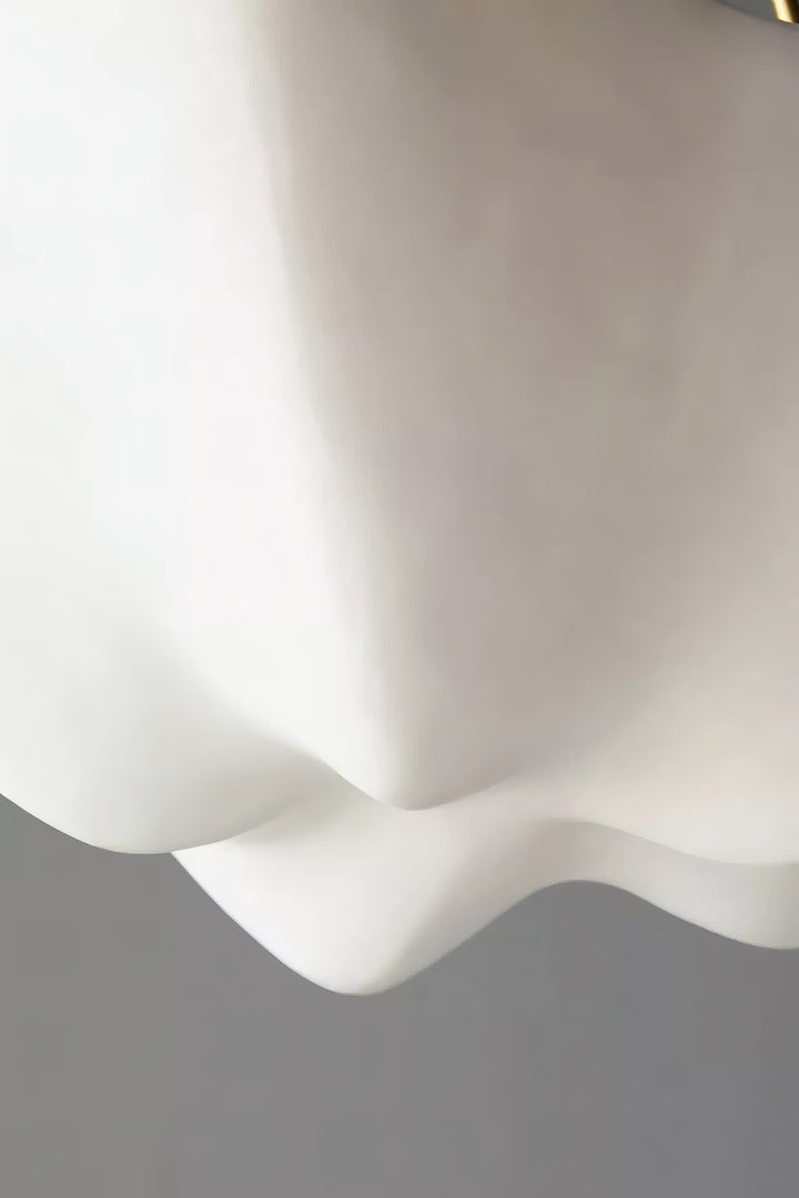 Luvonea Chandelier – Modern White Plaster Light for Dining Area | Vinlighting