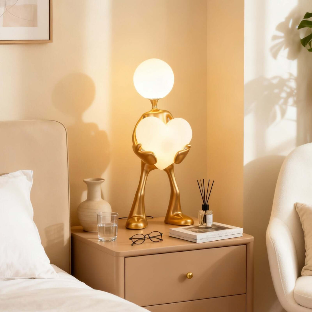 Luvora Table Lamp – Art Deco Modern Lamp for Living Room