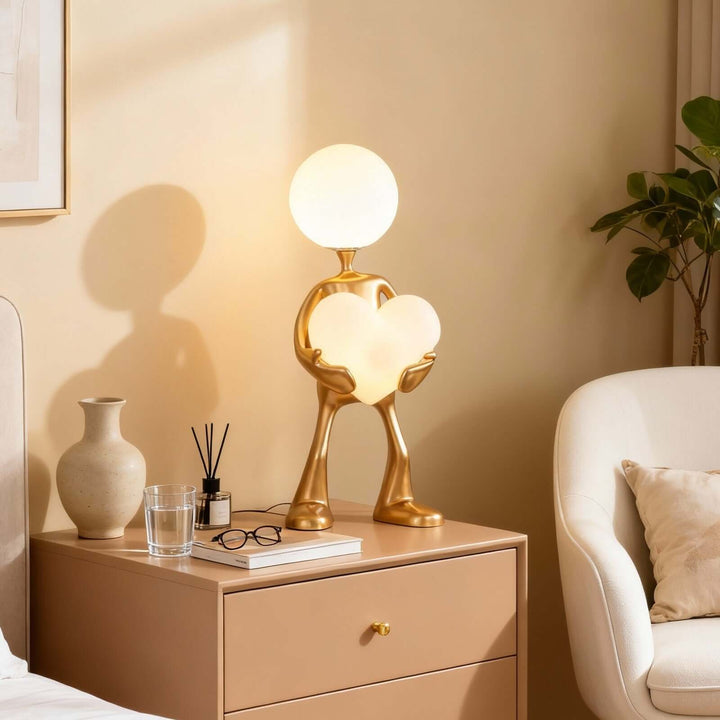 Luvora Table Lamp – Art Deco Modern Lamp for Living Room