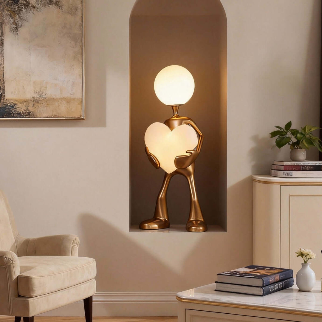 Luvora Table Lamp – Art Deco Modern Lamp for Living Room