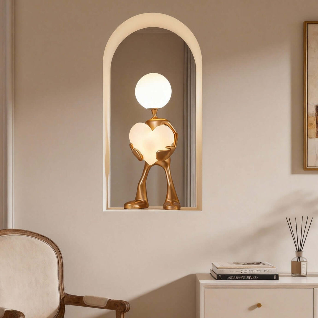 Luvora Table Lamp – Art Deco Modern Lamp for Living Room