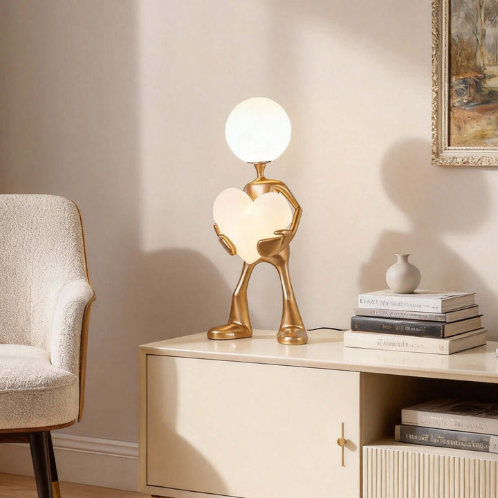 Luvora Table Lamp – Art Deco Modern Lamp for Living Room
