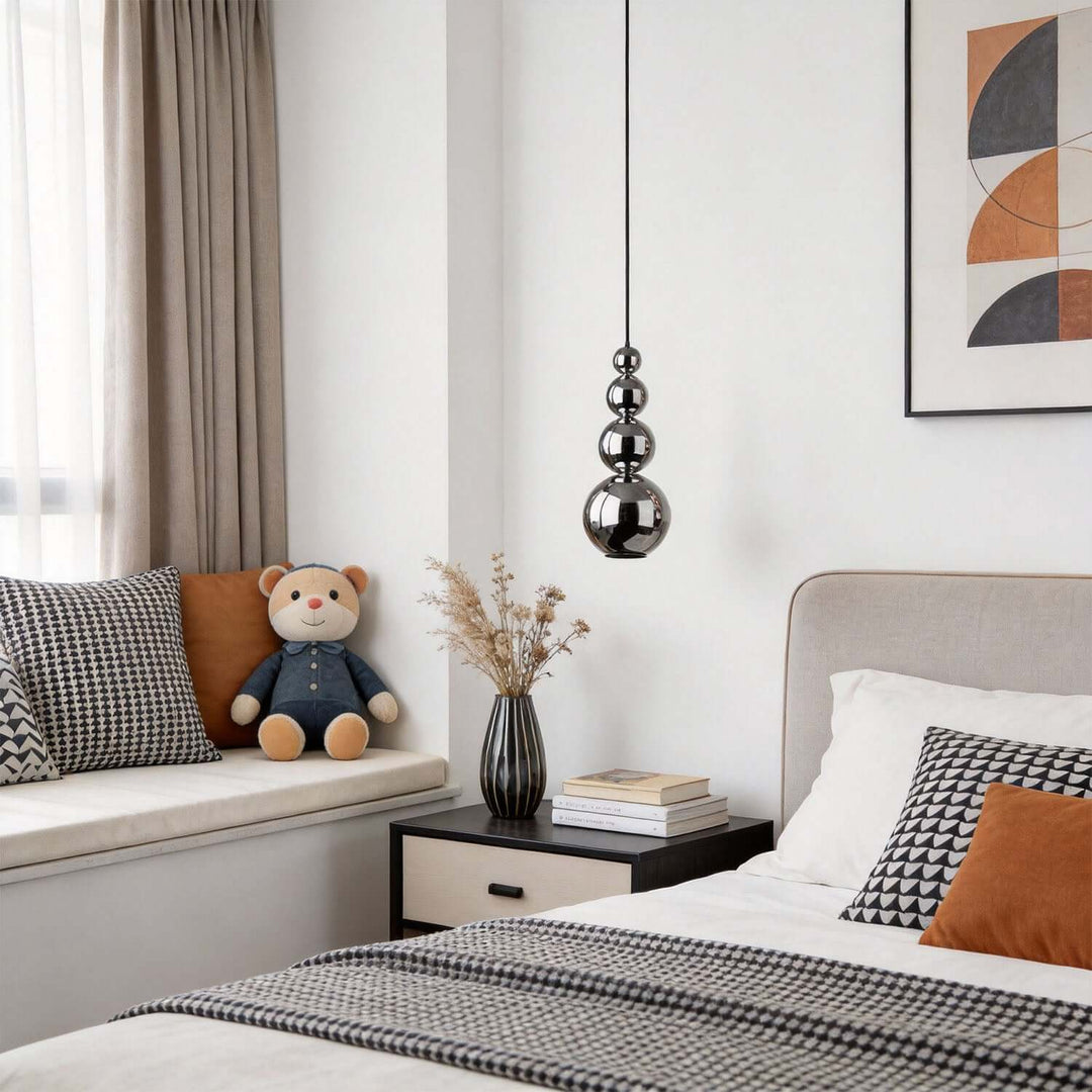 Luwiro Pendant Light - American Simple Creative Bedside Pendant Light
