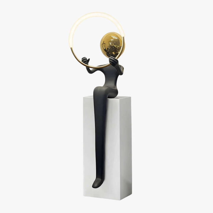 Lymora Sculpture Floor Lamp – Art Deco Decorative Lighting