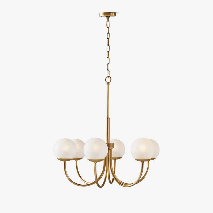 Lynix Chandelier – Nordic Minimalist Brass Chandelier
