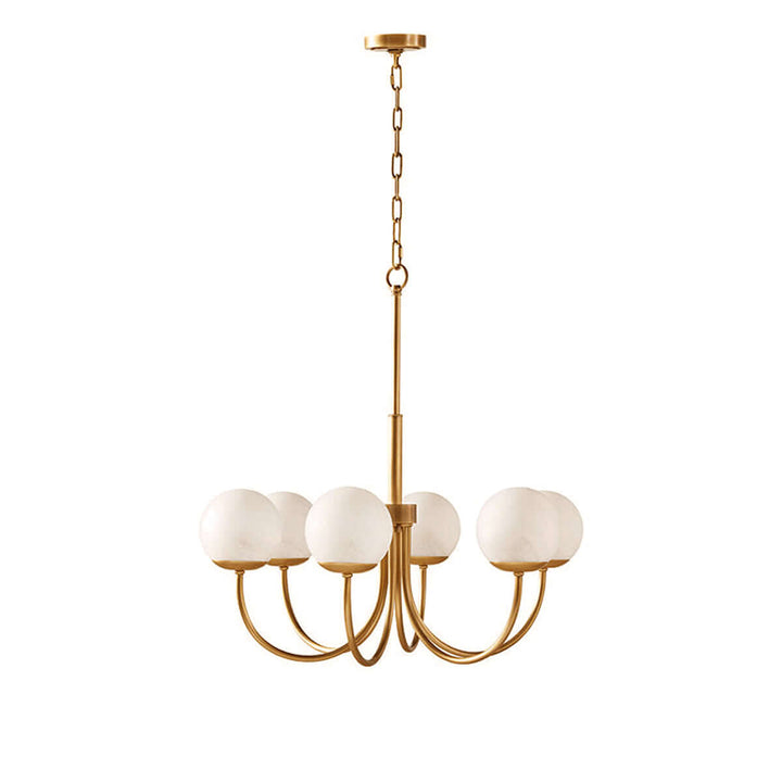 Lynix Chandelier – Nordic Minimalist Brass Chandelier