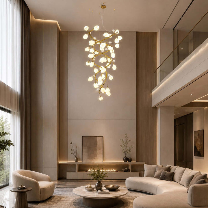 Magnolia Stairs Chandelier
