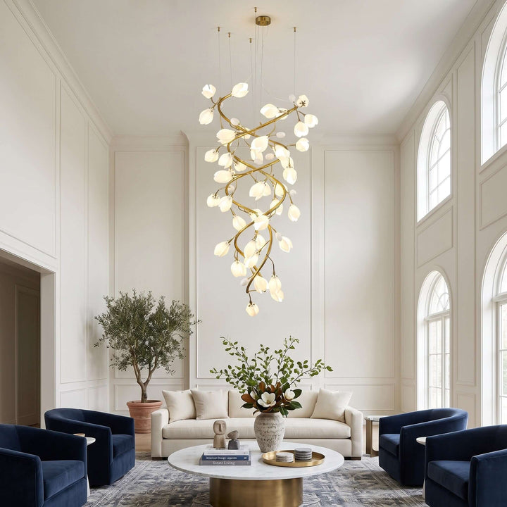Magnolia Stairs Chandelier