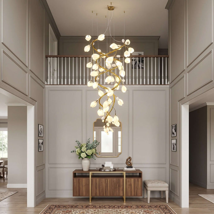 Magnolia Stairs Chandelier