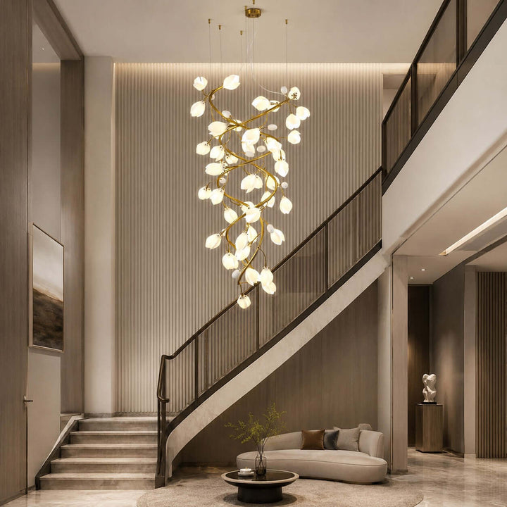 Magnolia Stairs Chandelier