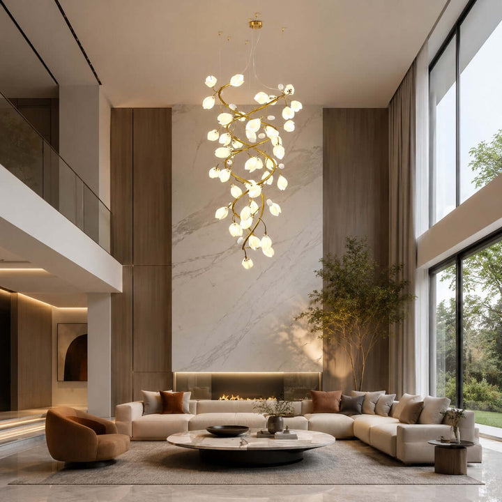 Magnolia Stairs Chandelier