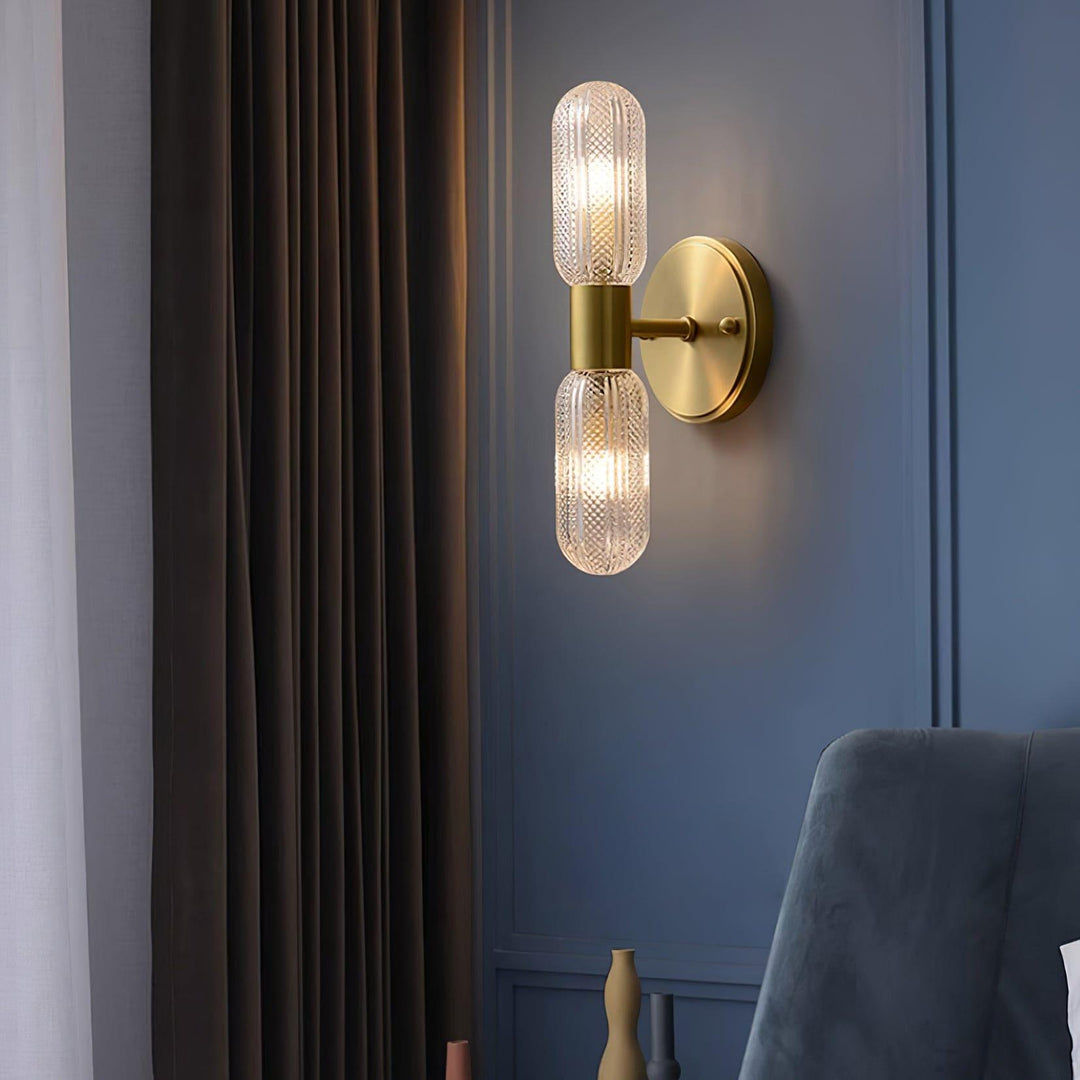 Mallory Wall Lamp - Mid Century Glass Sconce | Vinlighting | Vinlighting