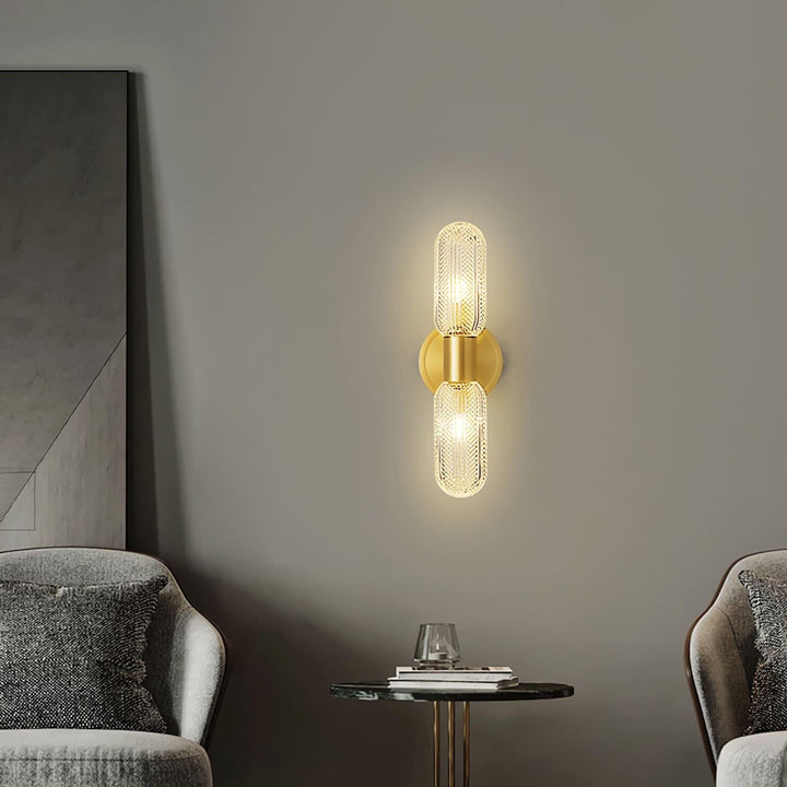 Mallory Wall Lamp - Mid Century Glass Sconce | Vinlighting | Vinlighting