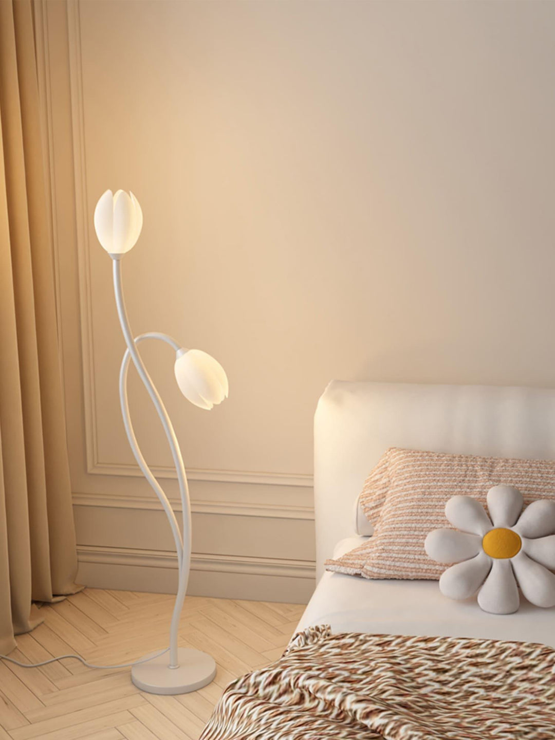 Manta Flower Floor Lamp - Creative Design & Warm, Inviting Glow | Vinlighting | Vinlighting
