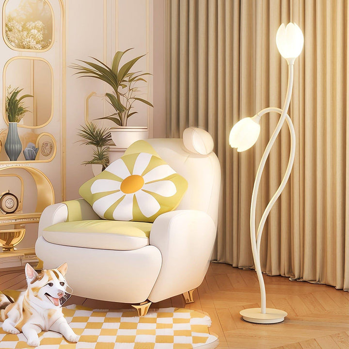 Manta Flower Floor Lamp - Creative Design & Warm, Inviting Glow | Vinlighting | Vinlighting
