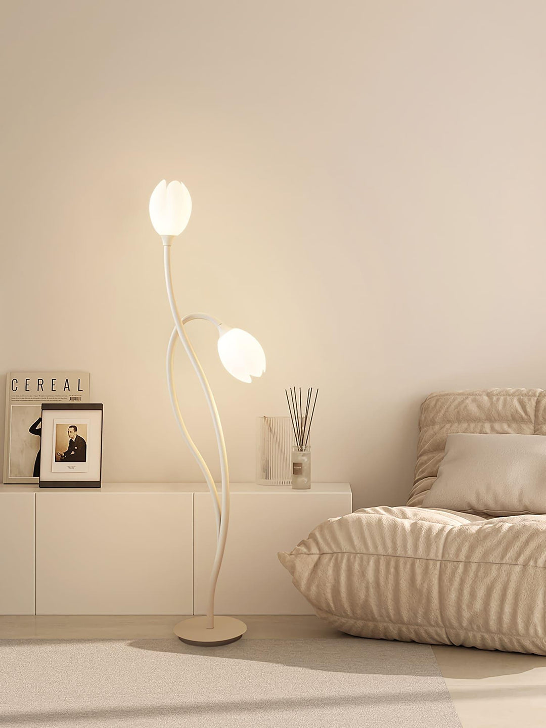 Manta Flower Floor Lamp - Creative Design & Warm, Inviting Glow | Vinlighting | Vinlighting