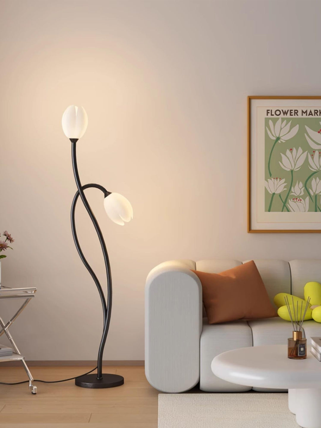 Manta Flower Floor Lamp - Creative Design & Warm, Inviting Glow | Vinlighting | Vinlighting