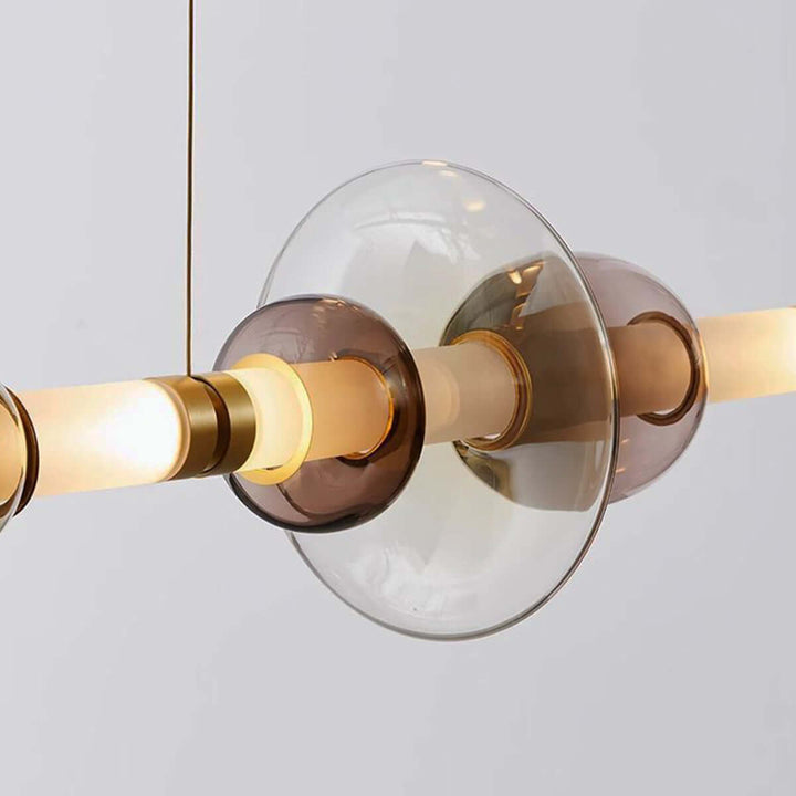 Maperu Chandelier – Modern Lightweight Linear Chandelier Design