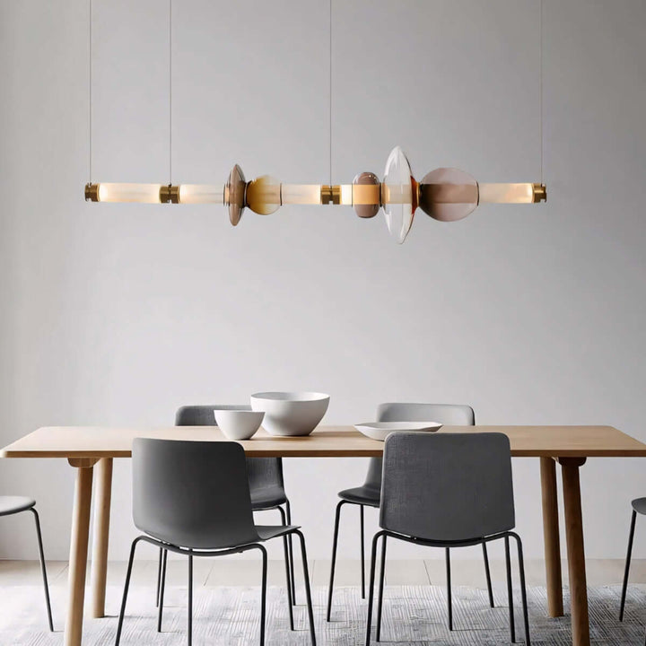Maperu Chandelier – Modern Lightweight Linear Chandelier Design