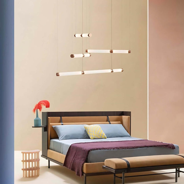Maperu Chandelier – Modern Lightweight Linear Chandelier Design