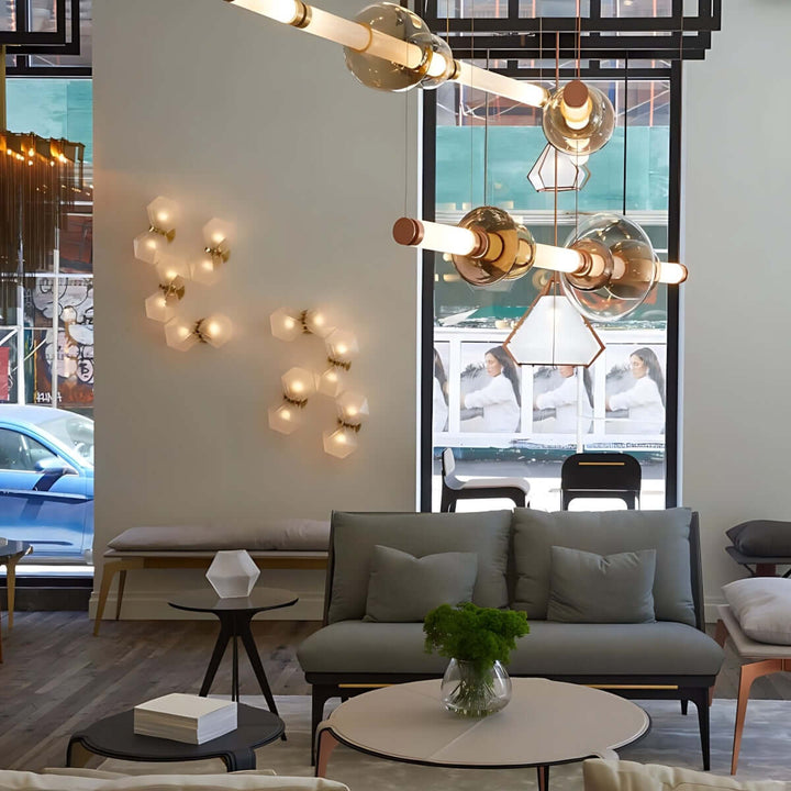 Maperu Chandelier – Modern Lightweight Linear Chandelier Design