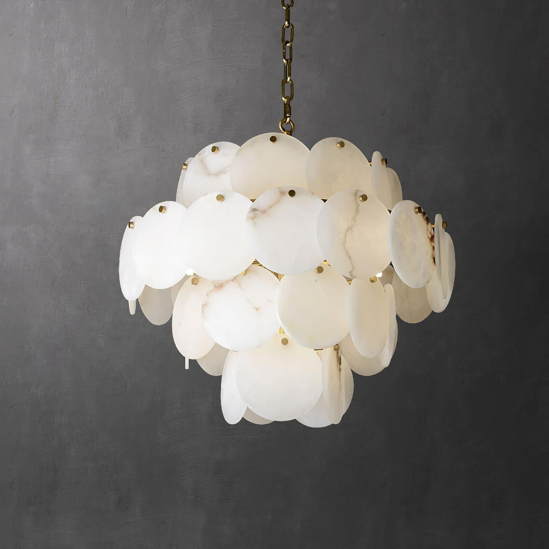 Marble Multi-Tiered Round Chandelier | Elegant Luxury Lighting | Vinlighting | Vinlighting