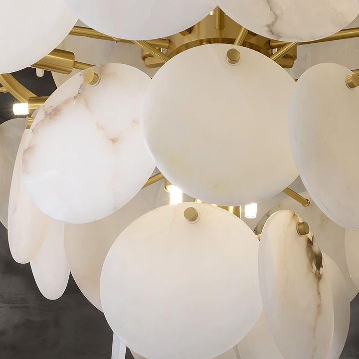 Marble Multi-Tiered Round Chandelier | Elegant Luxury Lighting | Vinlighting | Vinlighting
