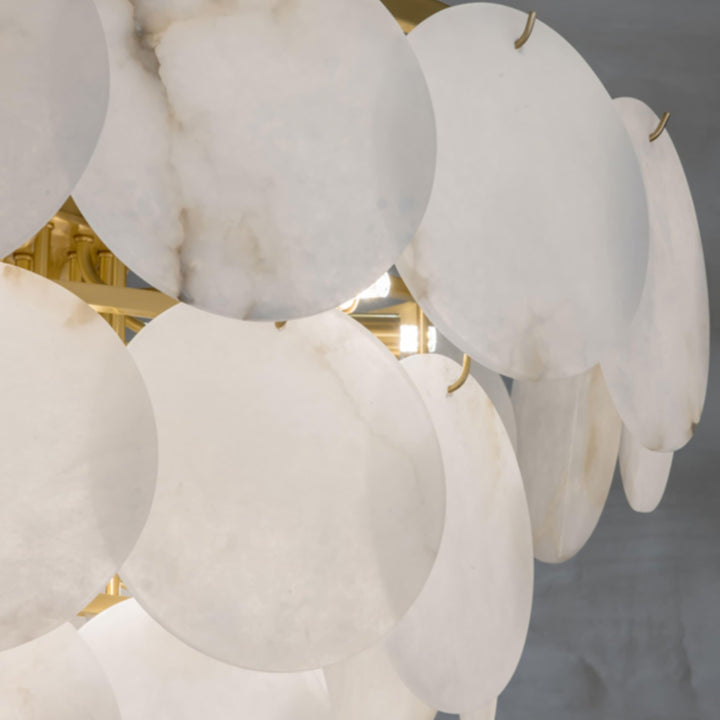 Marble Multi-Tiered Round Chandelier | Elegant Luxury Lighting | Vinlighting | Vinlighting