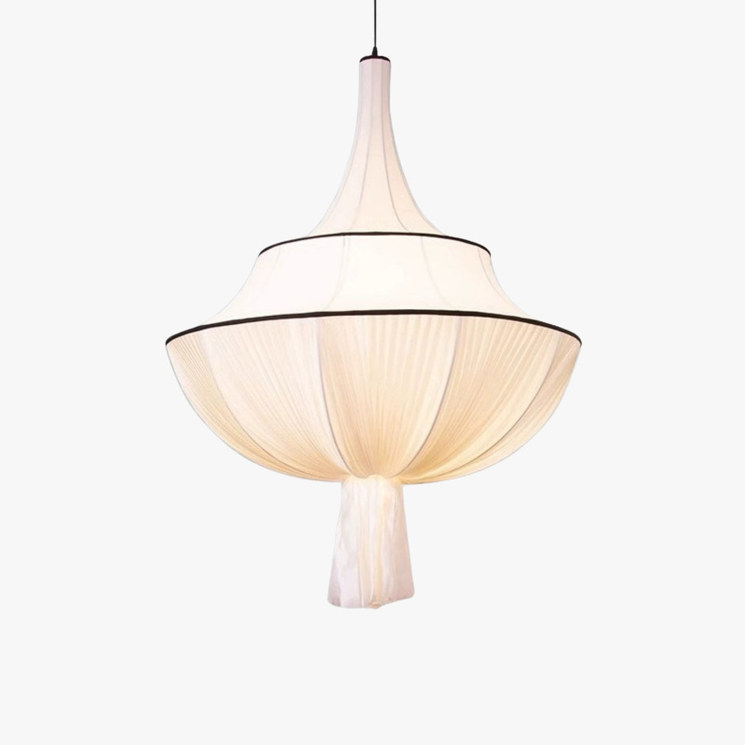 Marianna Pendant Lamp – Mid Century White Fabric for Modern Bedroom | Vinlighting