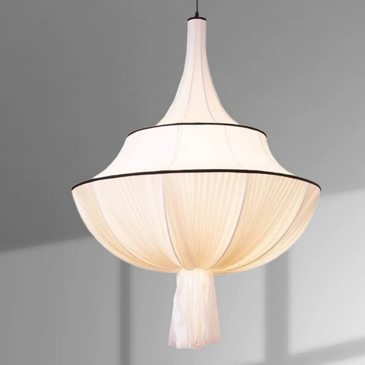 Marianna Pendant Lamp – Mid Century White Fabric for Modern Bedroom | Vinlighting