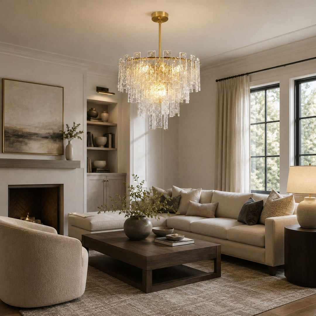 Marielle Chandelier for French Modern Dining Room Lighting Today