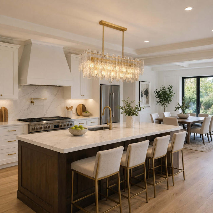 Marielle Chandelier for French Modern Dining Room Lighting Today