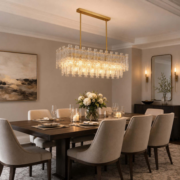 Marielle Chandelier for French Modern Dining Room Lighting Today