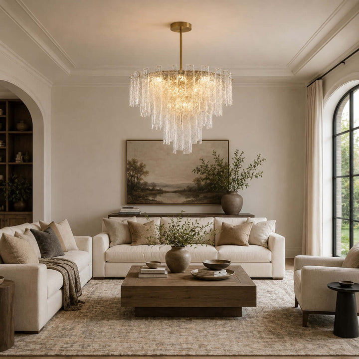 Marielle Chandelier for French Modern Dining Room Lighting Today