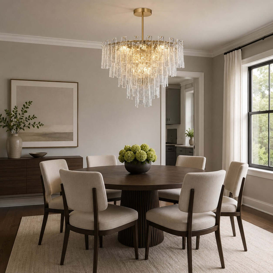 Marielle Chandelier for French Modern Dining Room Lighting Today