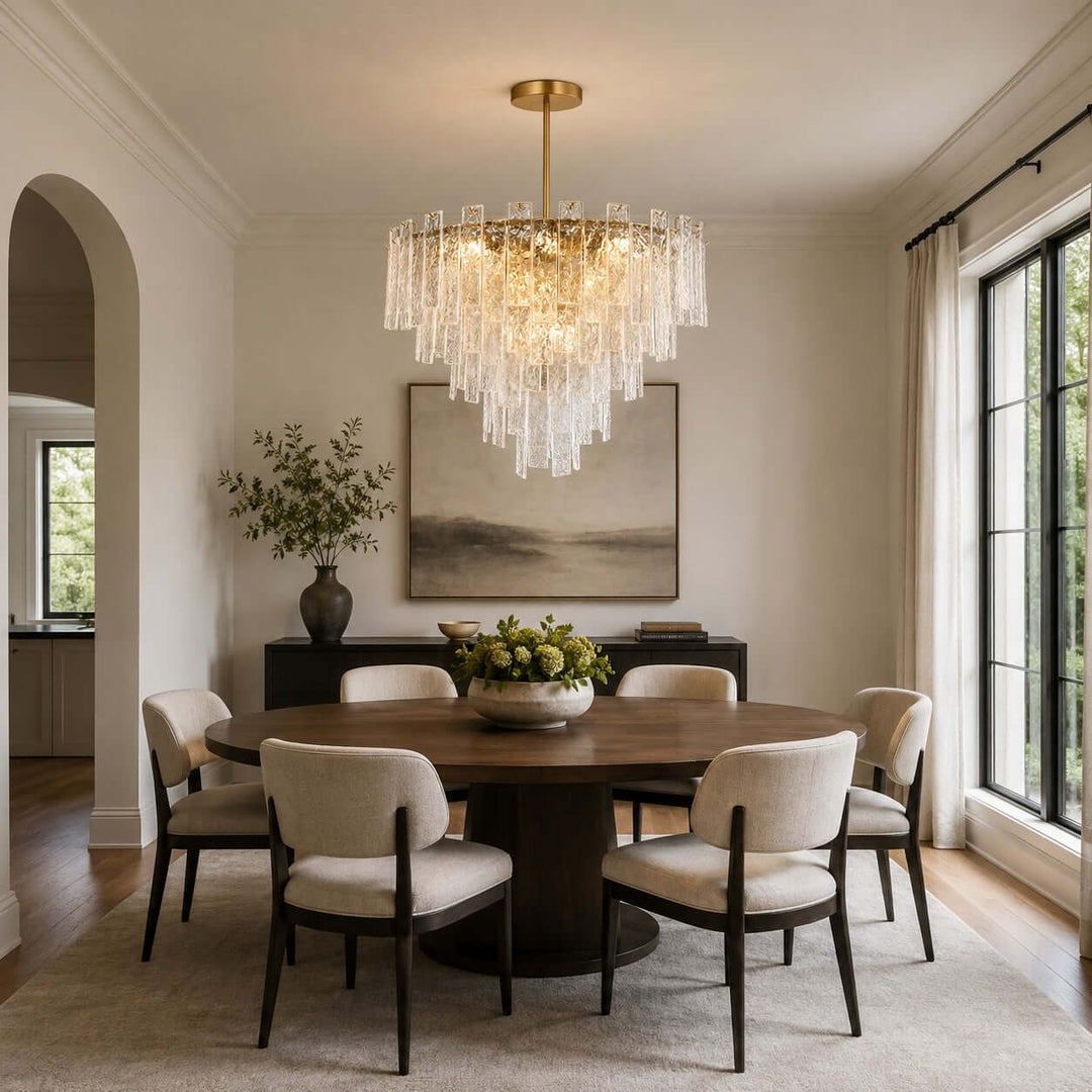 Marielle Chandelier for French Modern Dining Room Lighting Today
