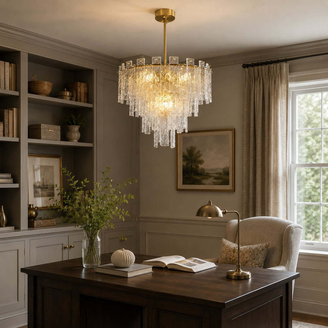 Marielle Chandelier for French Modern Dining Room Lighting Today