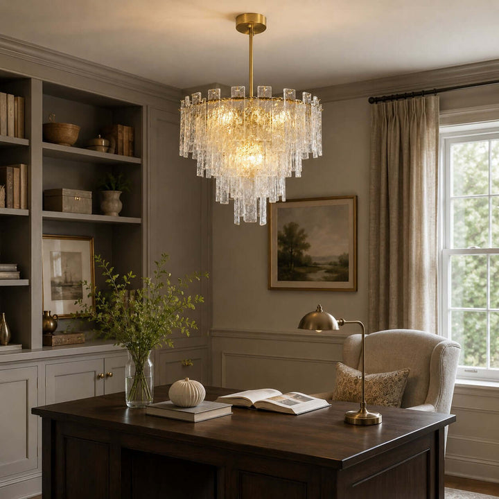 Marielle Chandelier for French Modern Dining Room Lighting Today