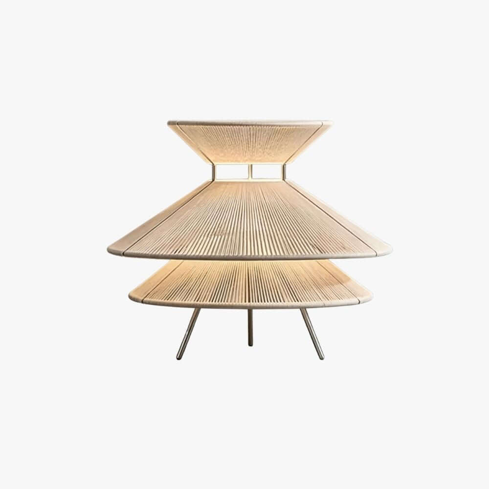 Marlow Table Lamp - Minimalist Wabi Sabi Cotton Thread Table Lamp | Vinlighting