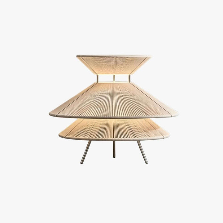 Marlow Table Lamp - Minimalist Wabi Sabi Cotton Thread Table Lamp | Vinlighting