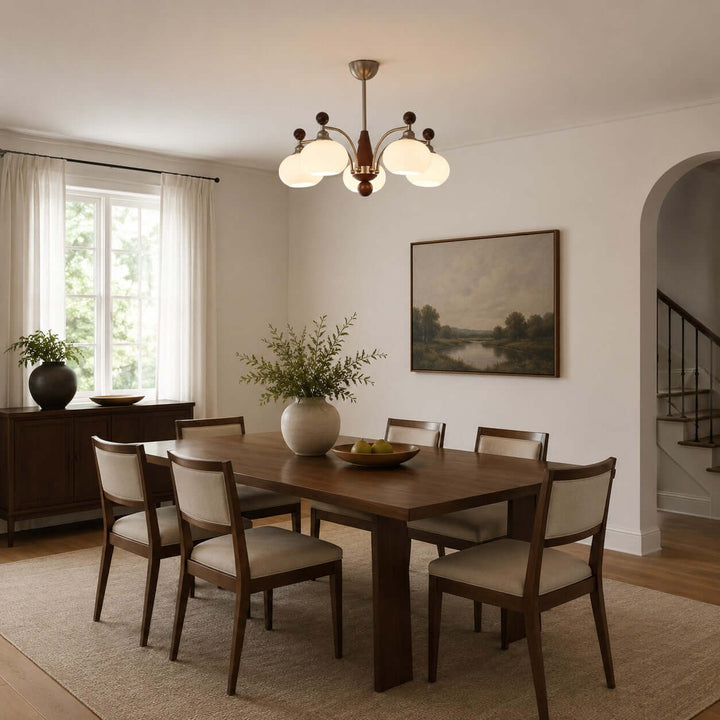 Marlowe Chandelier – Classic Mid-Century Dining Room Glass Chandelier | Vinlighting