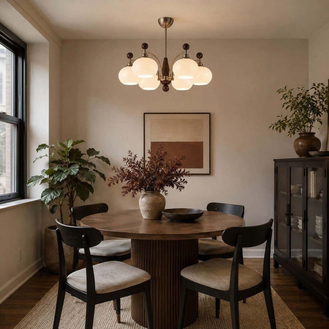 Marlowe Chandelier – Classic Mid-Century Dining Room Glass Chandelier | Vinlighting