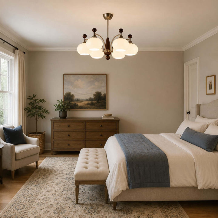 Marlowe Chandelier – Classic Mid-Century Dining Room Glass Chandelier | Vinlighting