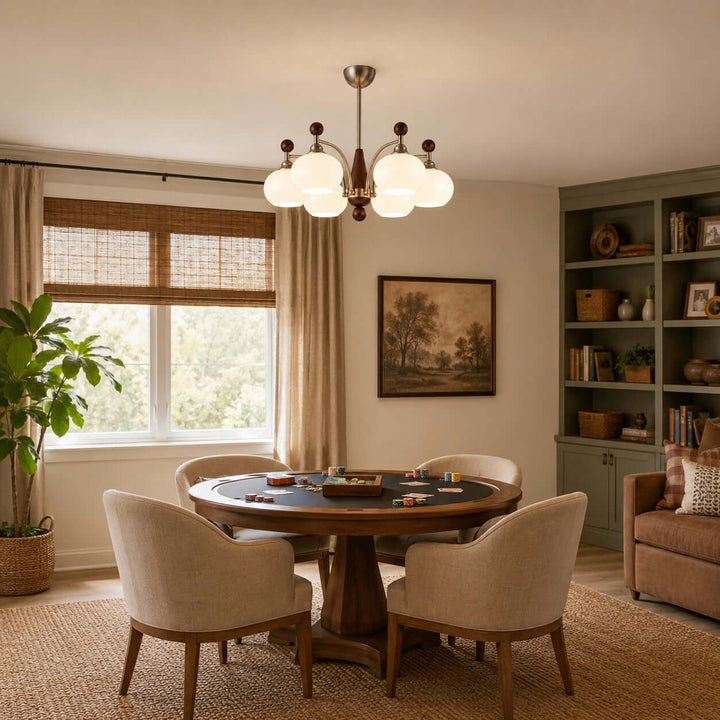 Marlowe Chandelier – Classic Mid-Century Dining Room Glass Chandelier | Vinlighting