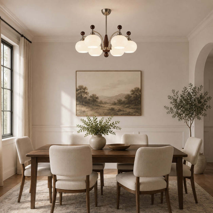 Marlowe Chandelier – Classic Mid-Century Dining Room Glass Chandelier | Vinlighting