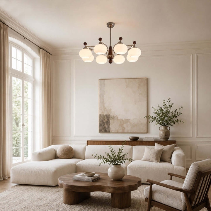 Marlowe Chandelier – Classic Mid-Century Dining Room Glass Chandelier | Vinlighting