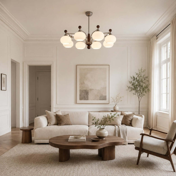 Marlowe Chandelier – Classic Mid-Century Dining Room Glass Chandelier | Vinlighting