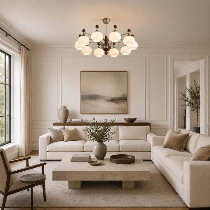 Marlowe Chandelier – Classic Mid-Century Dining Room Glass Chandelier | Vinlighting