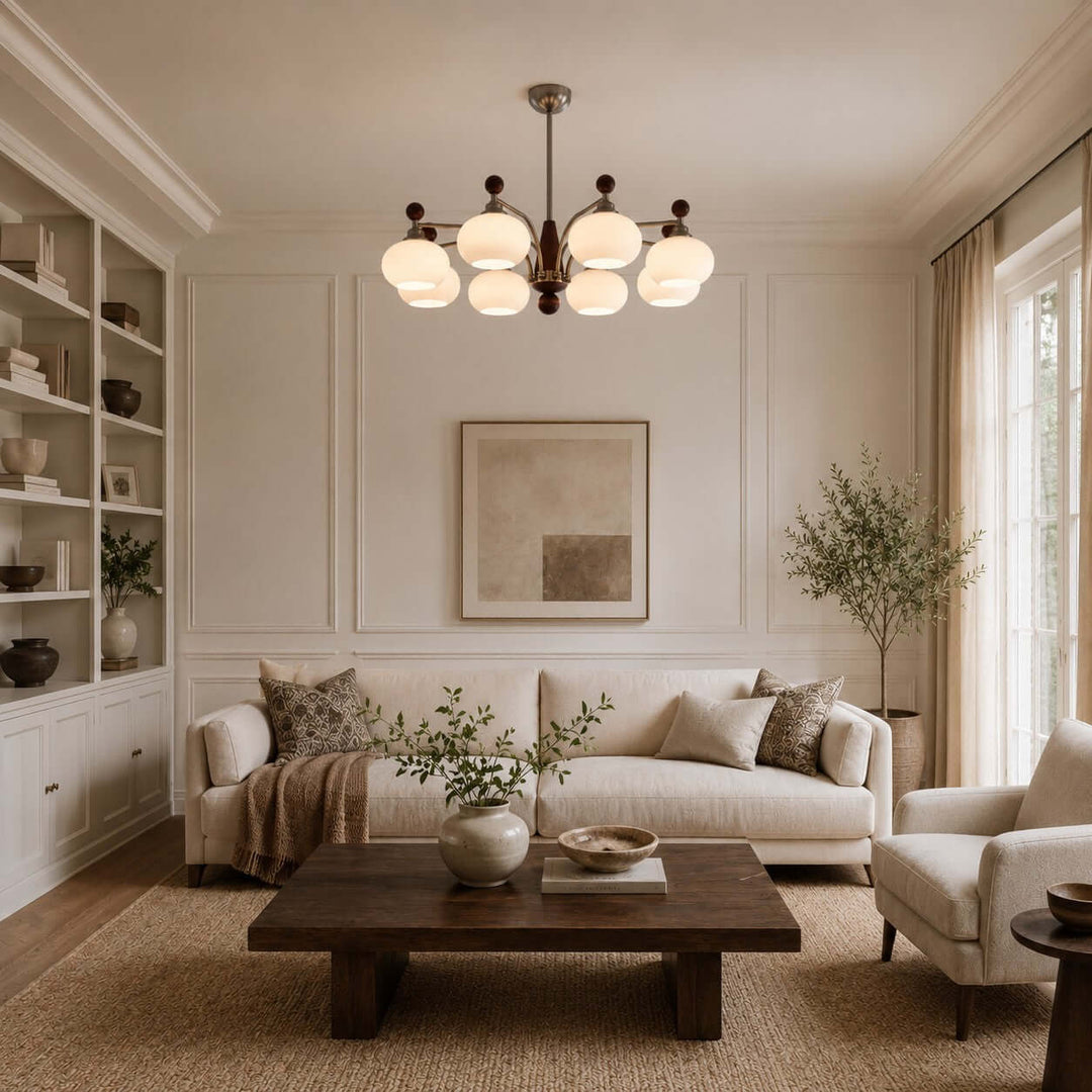 Marlowe Chandelier – Classic Mid-Century Dining Room Glass Chandelier | Vinlighting